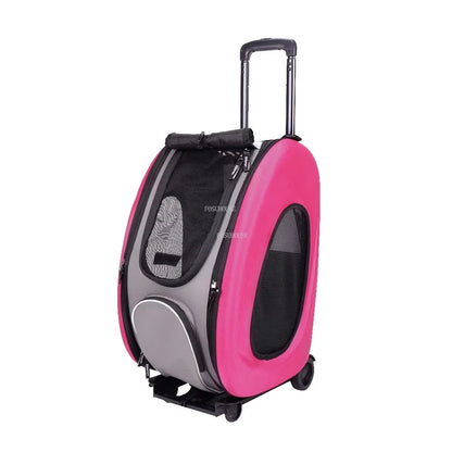 PawPorta 4-in-1 Foldable Pet Stroller – The Stylish Ride for Pets on the Go